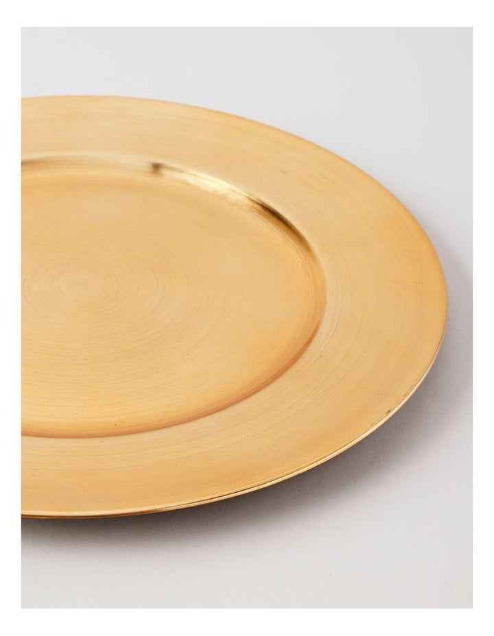 Gilded Charger Plate Set of 4 in Gold