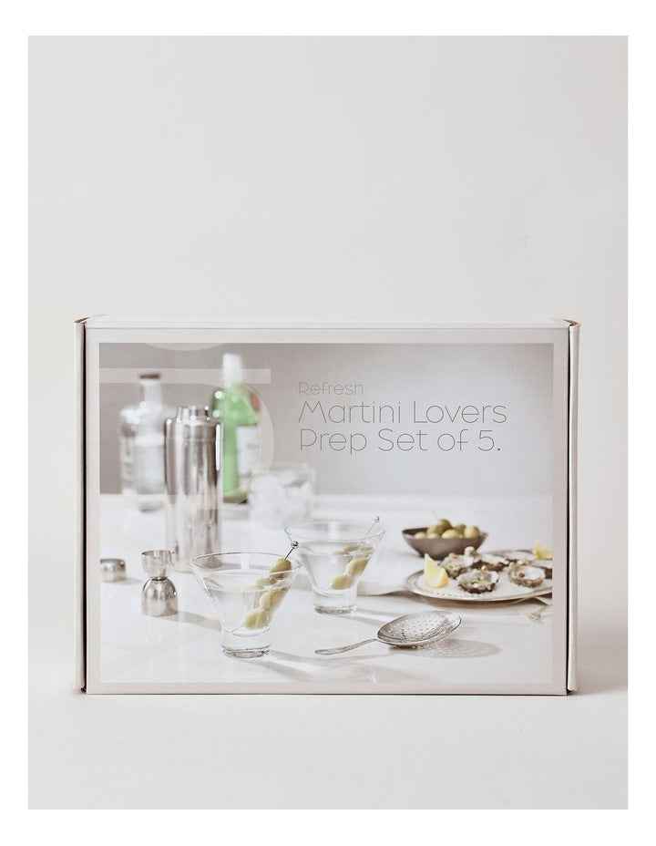 Refresh Martini Lovers Prep Set of 5 in Silver