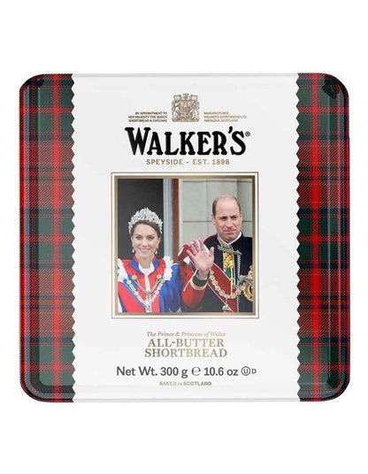 Walkers The Prince & Princess of Wales Tin Union Jack Shortbread 300g