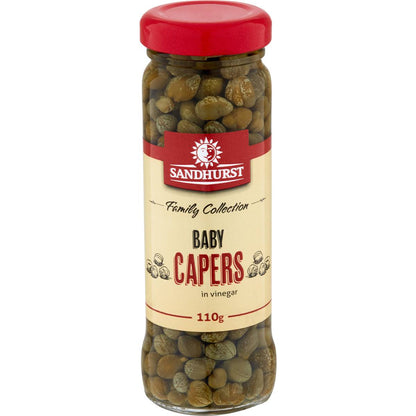Sandhurst Baby Capers In Wine Vinegar 110g