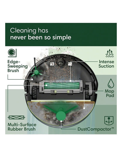Roomba 205 DustCompactor Combo L121000 in black