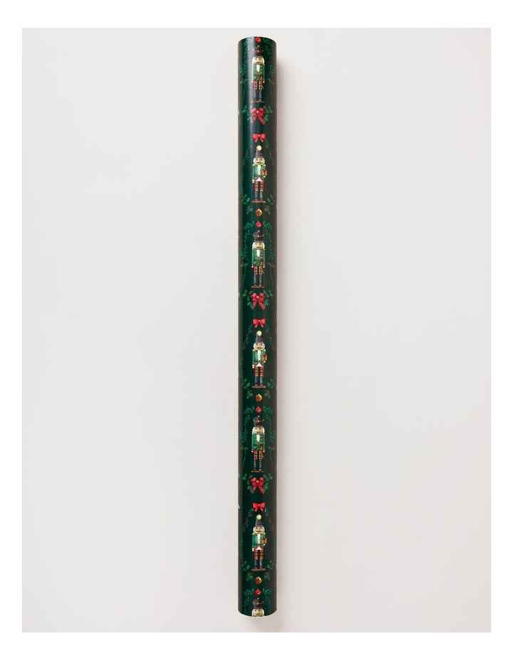 Heirloom Christmas Nutcracker Wrap 5m in Green
