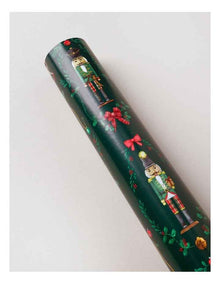 Heirloom Christmas Nutcracker Wrap 5m in Green