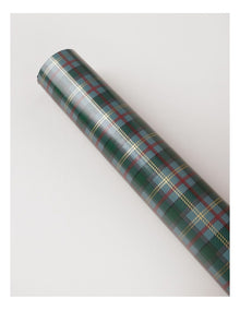 Heirloom Christmas Tartan Wrap 5m in Green