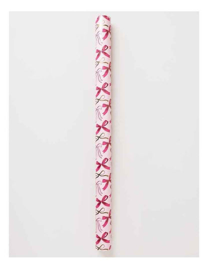 Luxe Christmas Bows and Ribbon Wrap 5m in Pink