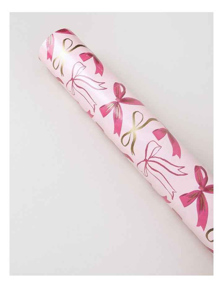 Luxe Christmas Bows and Ribbon Wrap 5m in Pink