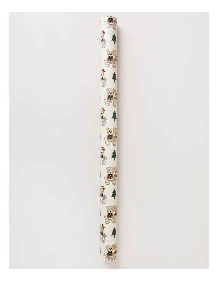 Heirloom Christmas Bears Wrap 5m in Cream