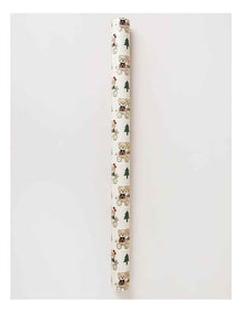 Heirloom Christmas Bears Wrap 5m in Cream