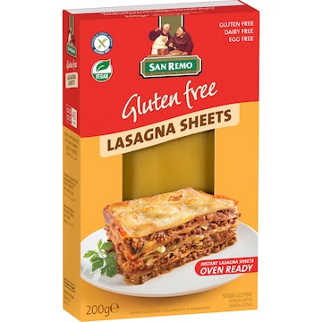 San Remo Gluten Free Lasagne 200g