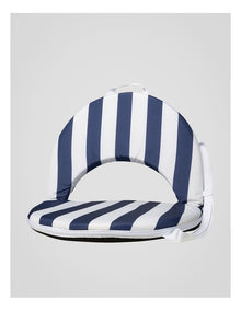 Heritage Capri Stripe Round Recliner: Navy