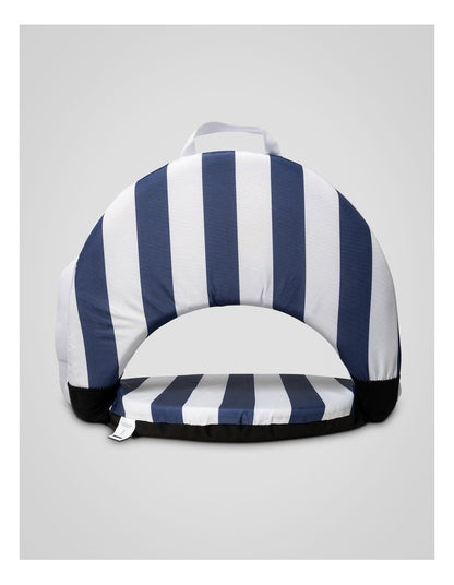 Heritage Capri Stripe Round Recliner: Navy