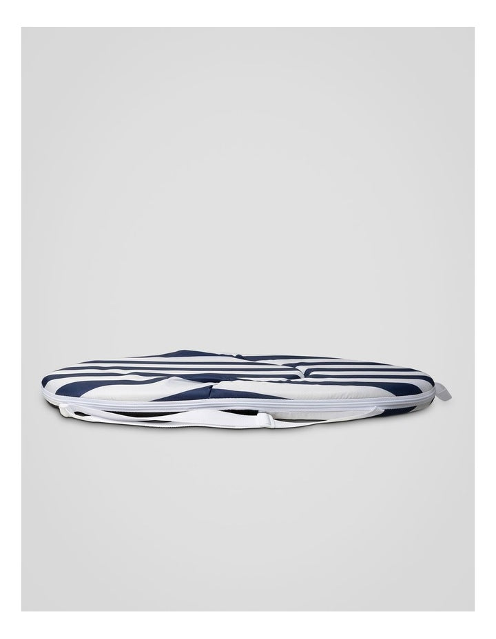 Heritage Capri Stripe Round Recliner: Navy