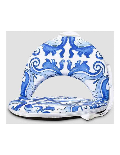 Heritage Valentina Round Recliner: Blue