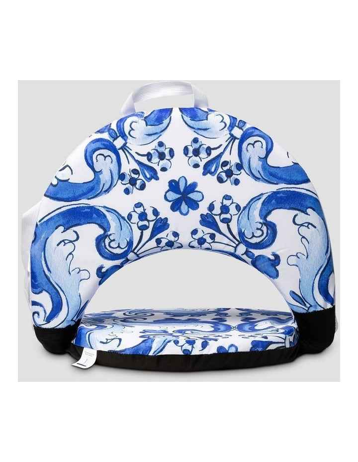 Heritage Valentina Round Recliner: Blue