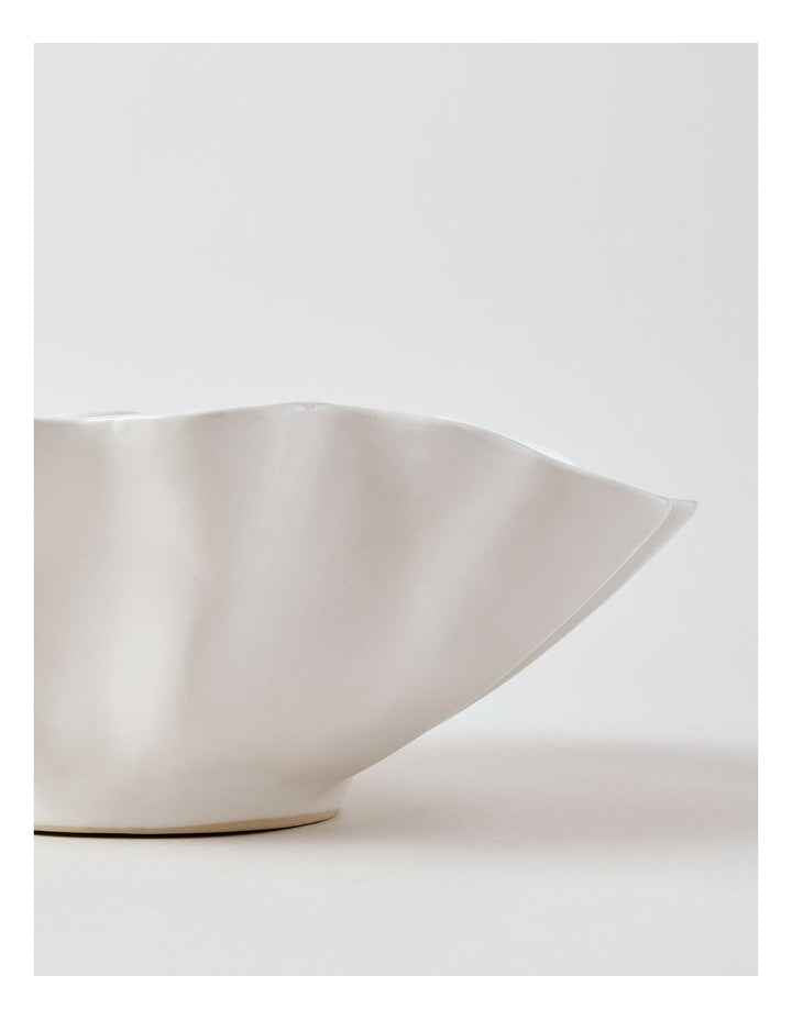 Fluted Serve Bowl 33cm in White