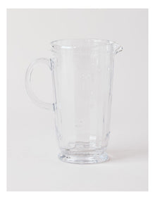 Honey Bee Pressed Glass Jug in Clear