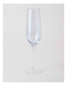 Mediterranean Champagne Flute Set of 4 in Painted Colour