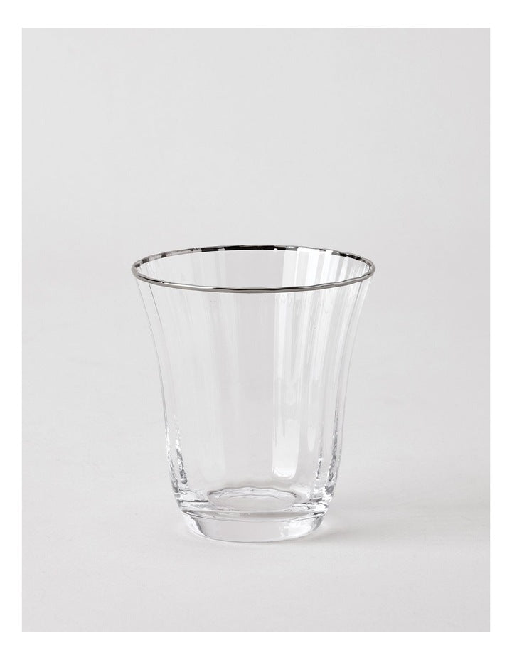 Gabrielle Tumbler Set of 4 in Silver