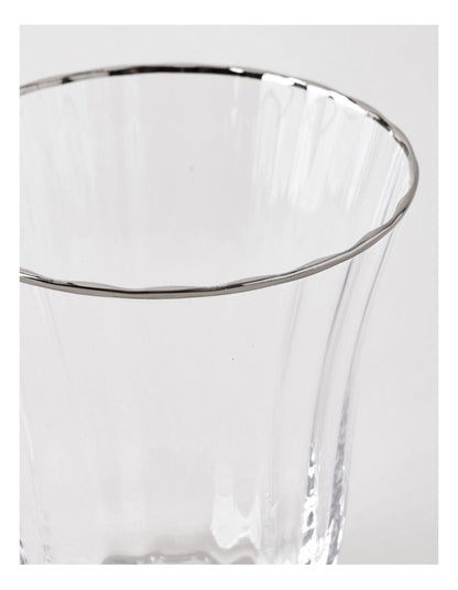 Gabrielle Tumbler Set of 4 in Silver