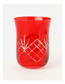 Traditional Christmas Tumbler Set of 4 in Red