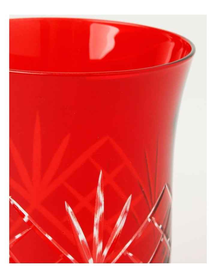Traditional Christmas Tumbler Set of 4 in Red