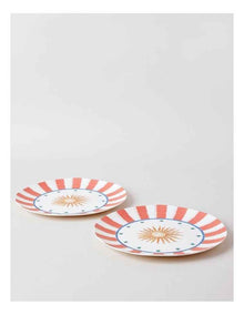 Sunshine Dinner Plate Set of 2 in Multi