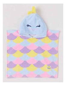 Sprout Hooded Novelty Fish Towel in Rainbow