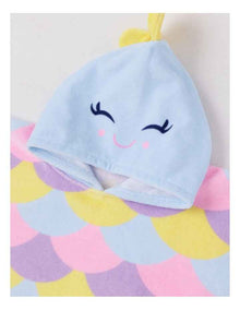 Sprout Hooded Novelty Fish Towel in Rainbow