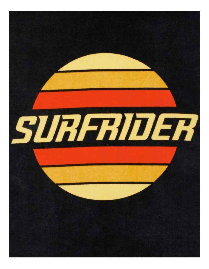 Placement Motif Flat Towel in Navy