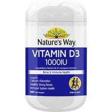 Nature's Way Vitamin D3 1000IU Soft Capsules 300 pack