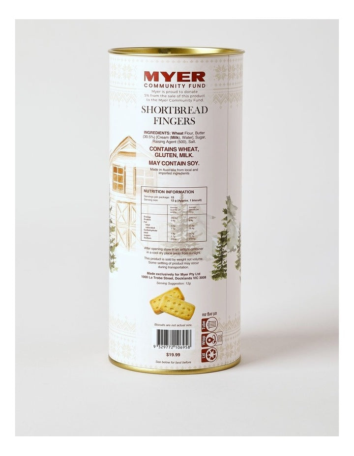 Dawson 2025 Charity Bear Tube With Shortbread 180g