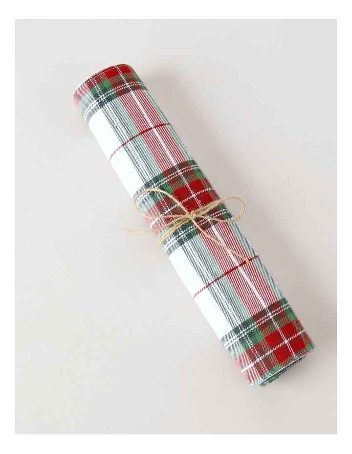 Tartan Runner in White