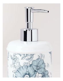 Toile Soap Dispenser in Blue
