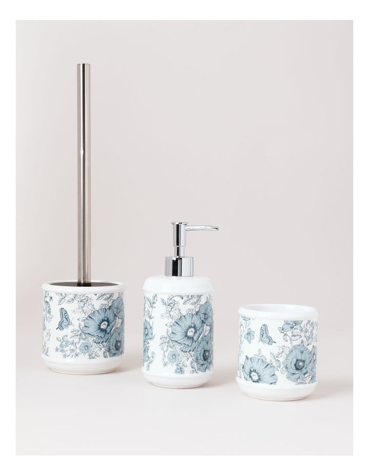 Toile Soap Dispenser in Blue