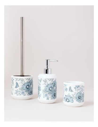 Toile Soap Dispenser in Blue