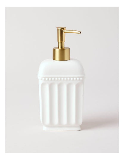 Cape Soap Dispenser in White