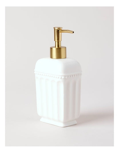 Cape Soap Dispenser in White