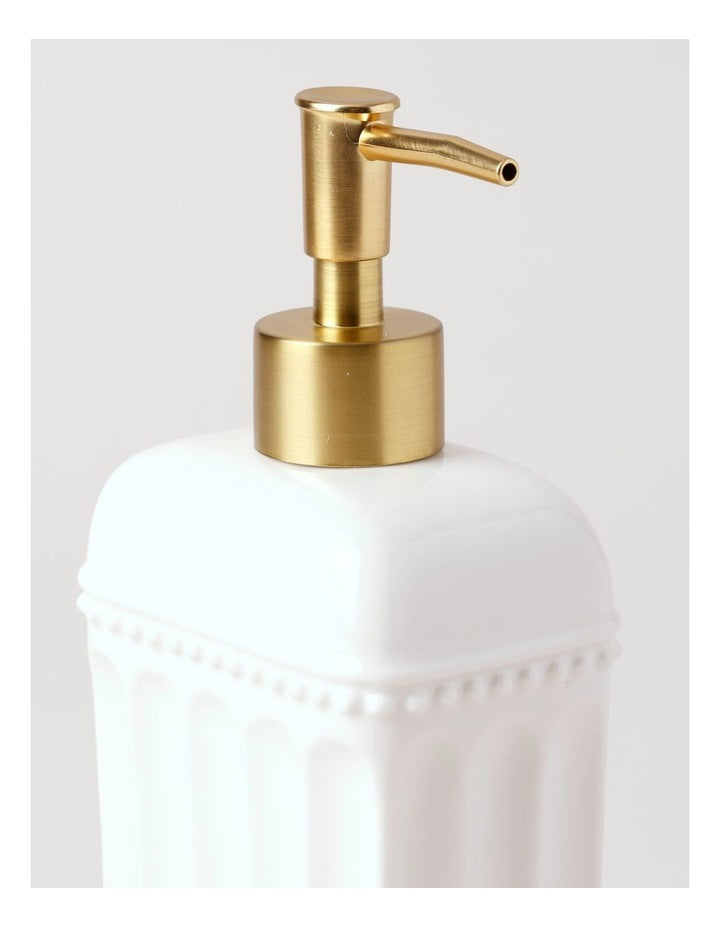 Cape Soap Dispenser in White