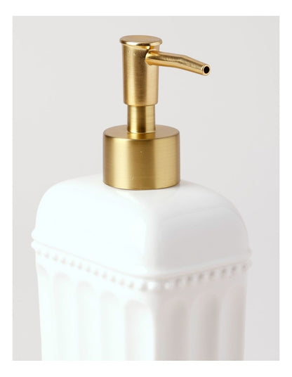 Cape Soap Dispenser in White