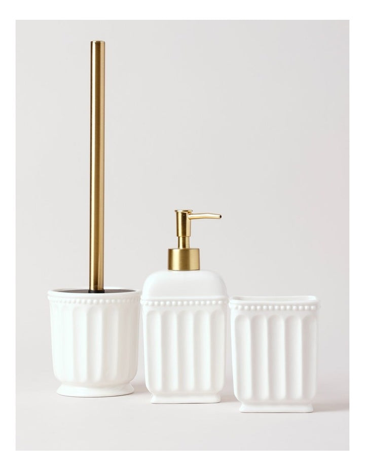 Cape Soap Dispenser in White