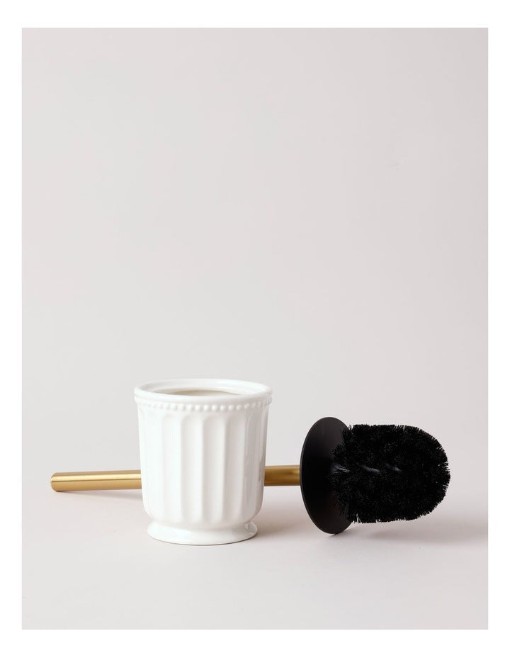 Toilet Brush Holder in White