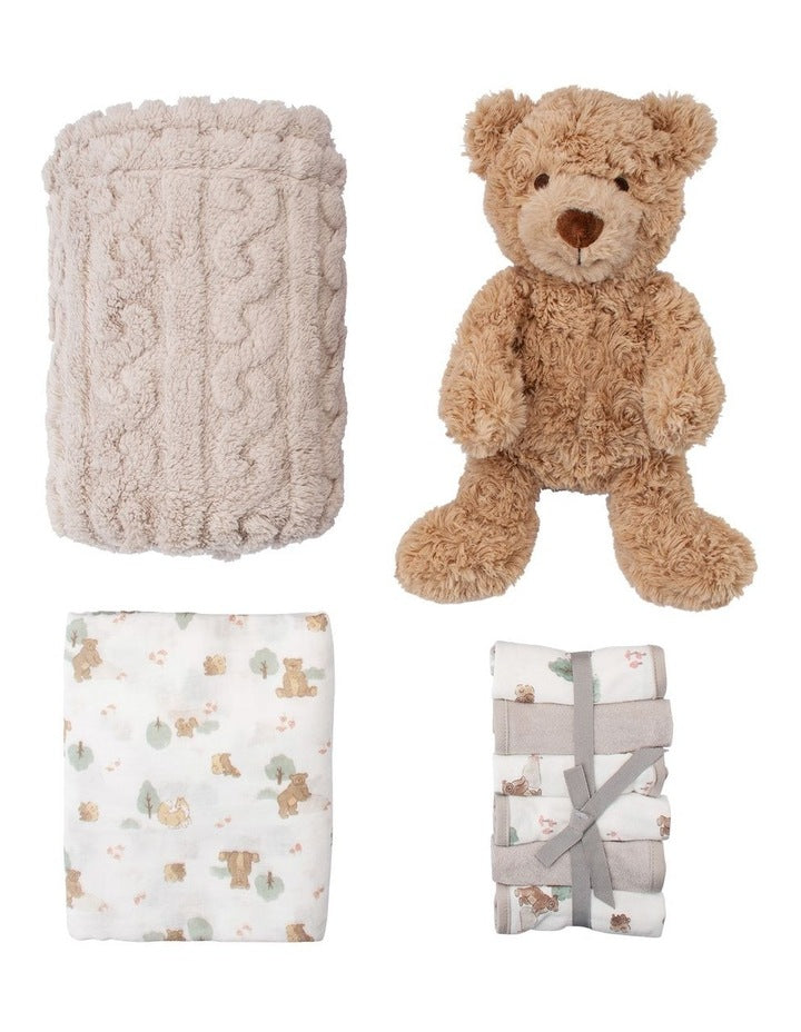 Boxed Gift Set in Brown
