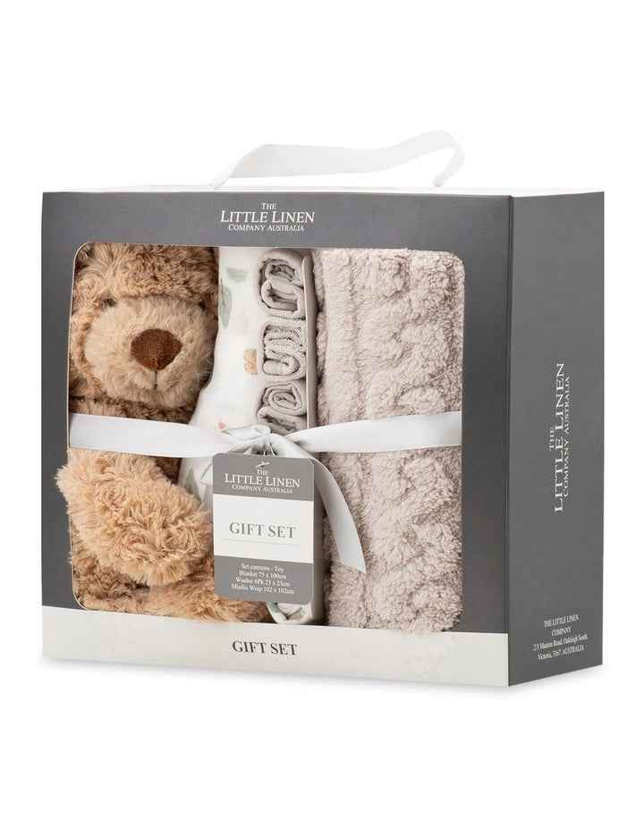 Boxed Gift Set in Brown