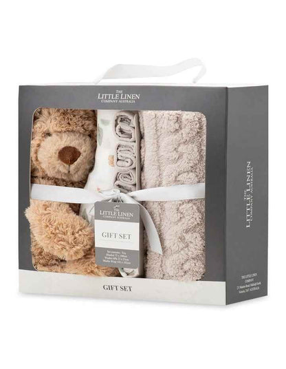 Boxed Gift Set in Brown