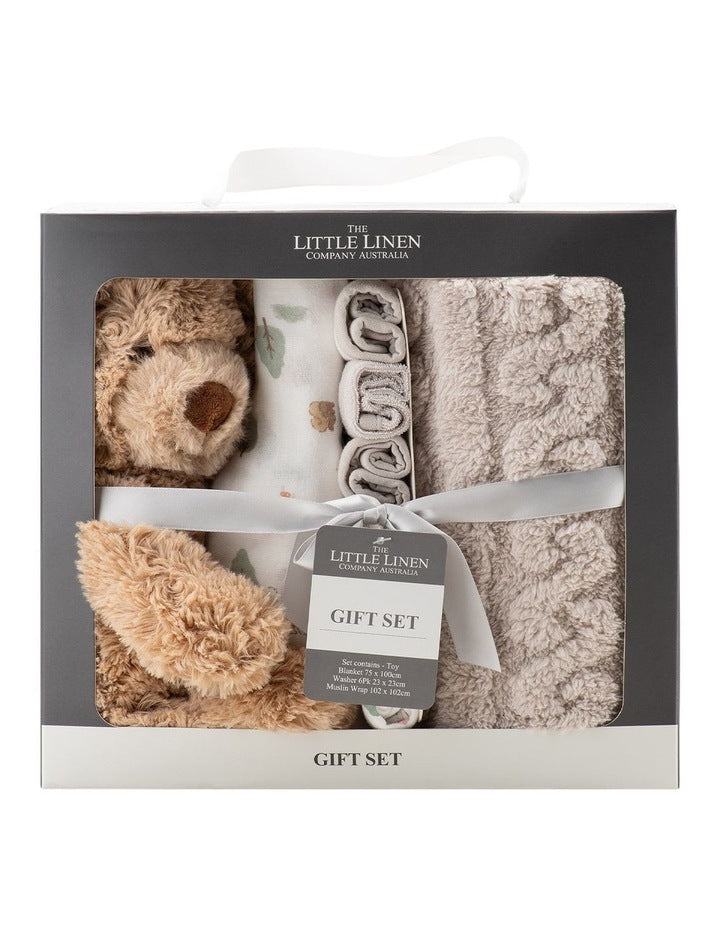 Boxed Gift Set in Brown