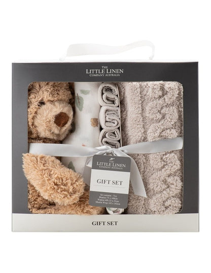 Boxed Gift Set in Brown