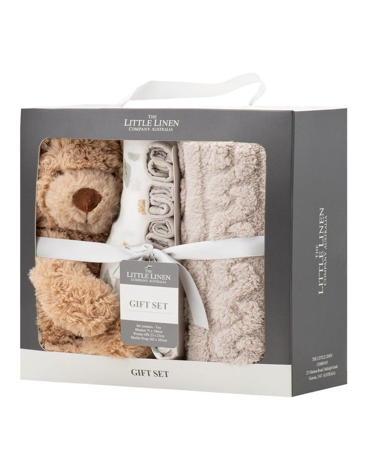 Boxed Gift Set in Brown