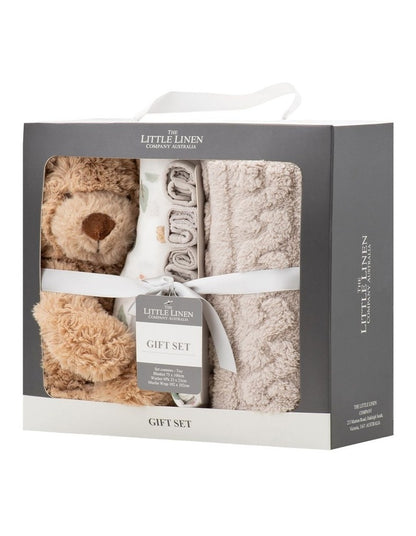 Boxed Gift Set in Brown