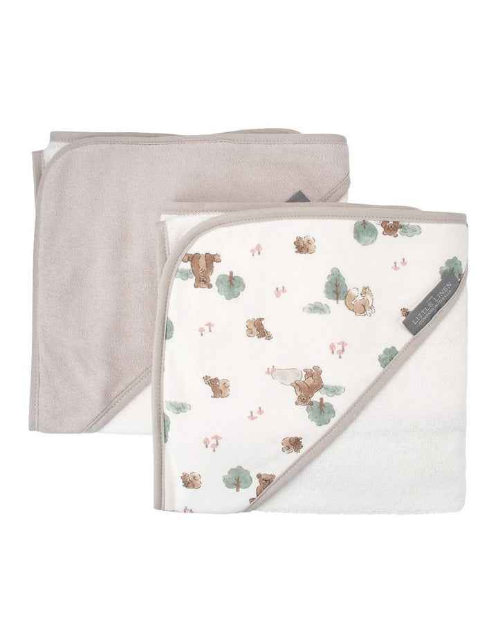 Hooded Towel 2 Pack in Brown