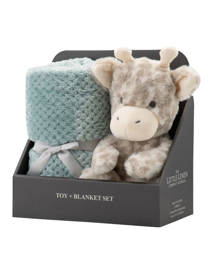 Savannah Giraffe Plush Toy & Blanket